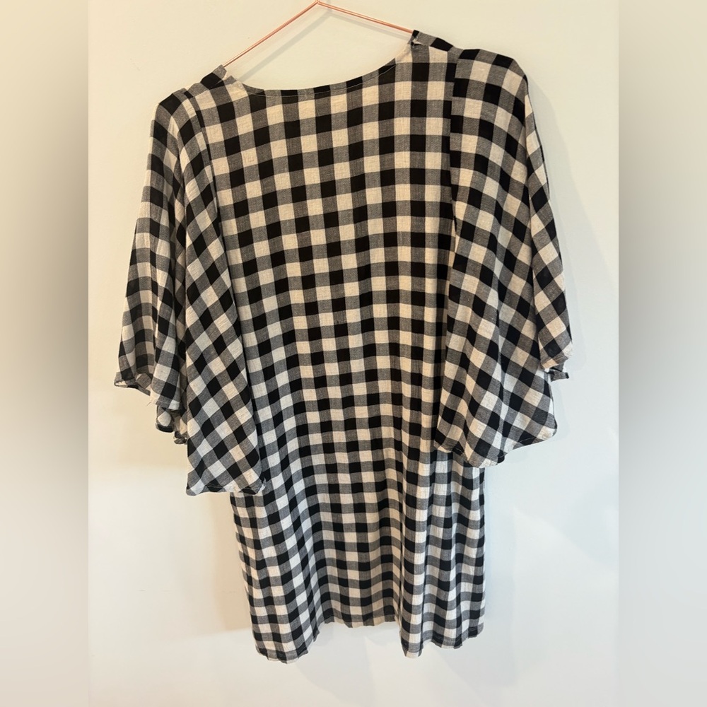 Traffic People Cream and Black Tunic -marked S (fits more like M) - Picture 2 of 7